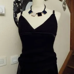 Débardeur en maille de mohair et viscose